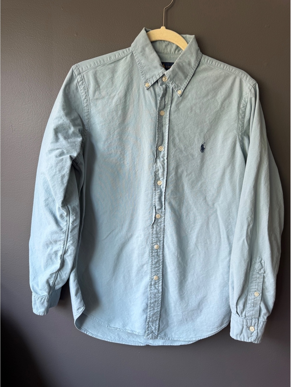 Ralph Lauren Light Blue Button-Down Oxford Shirt Size S